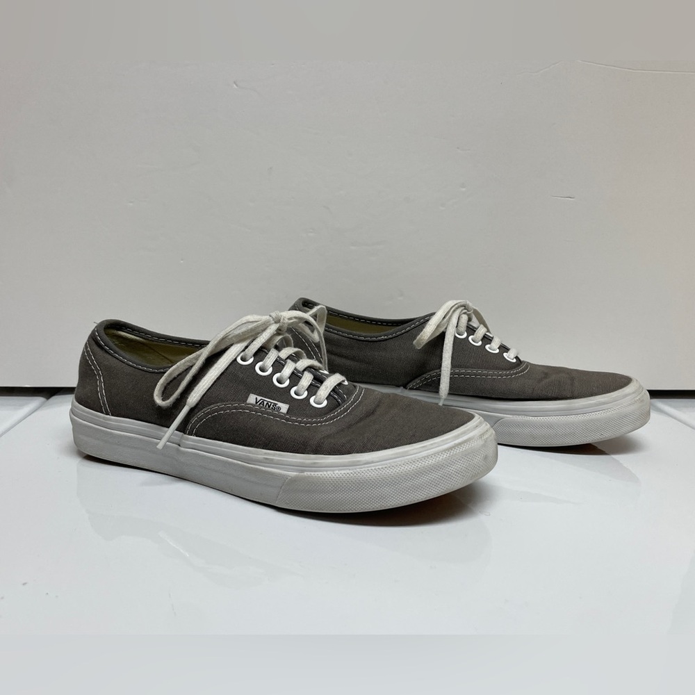 Vans Gray Authentic Shoe - Women Size 6.5